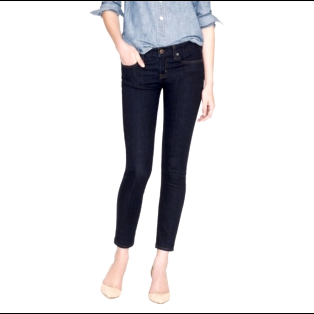 J. Crew Toothpick Ankle Skinny Jeans Size 27